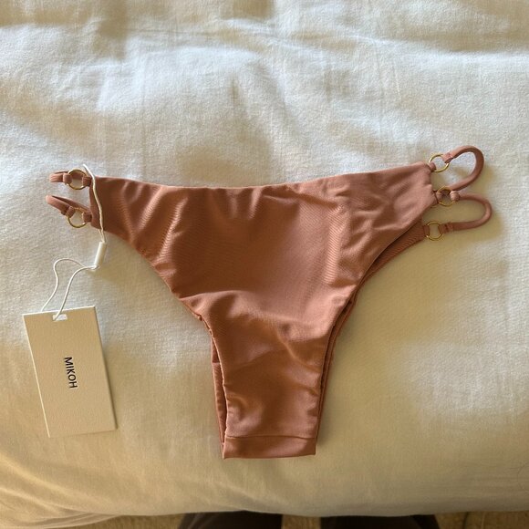 Mikoh Metal Ring Detailed Bottom in Honey M - Picture 2 of 4